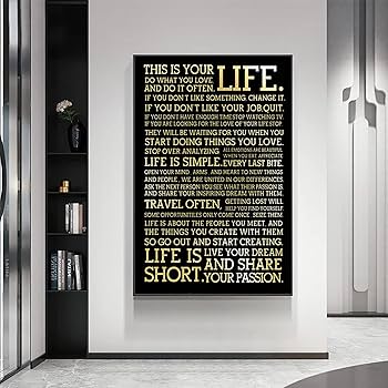Amazon.co.jp: This Is Your Life キャンバスウォールアート